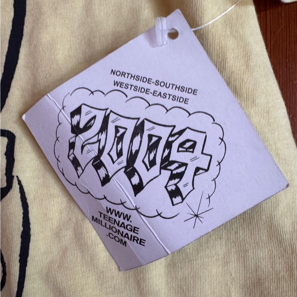 Graphic 'Jesus Is My Homeboy' Short Sleeve T-Shirt - Cream - Picture 5 of 11